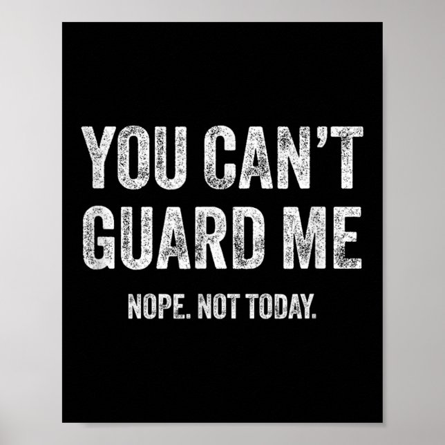 You Can't Guard Me  Poster (Framsidan)