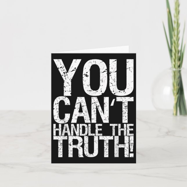 You Can't Handle The Truth!  Kort (Framsida)