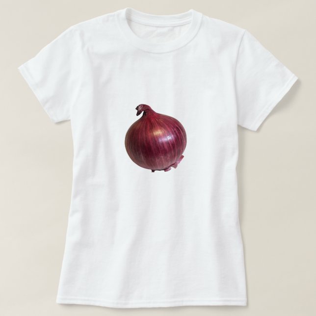 You Can't Rush Onions Bomullströja i Vit T Shirt (Design framsida)