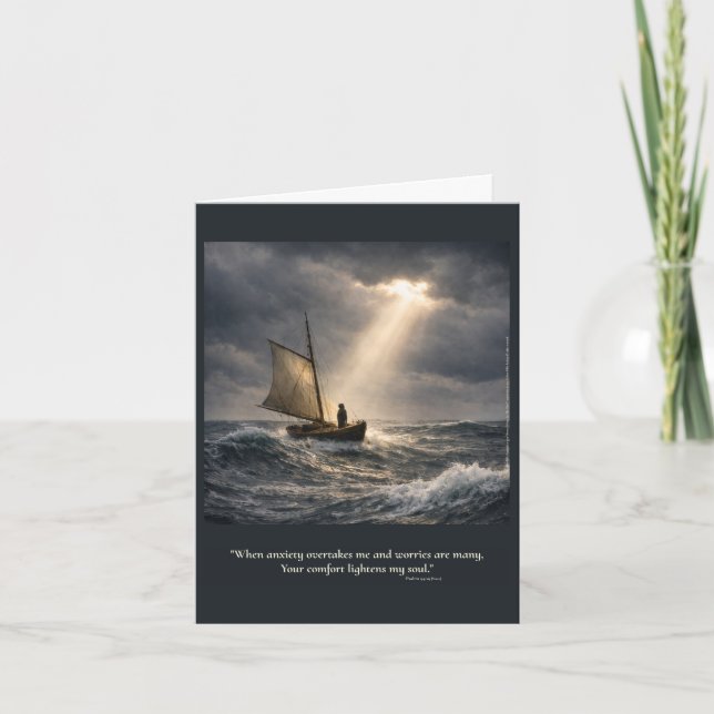 You Comfort My Soul Card Kort (Framsida)