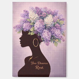You Deserve Rest Inspirational Magnet