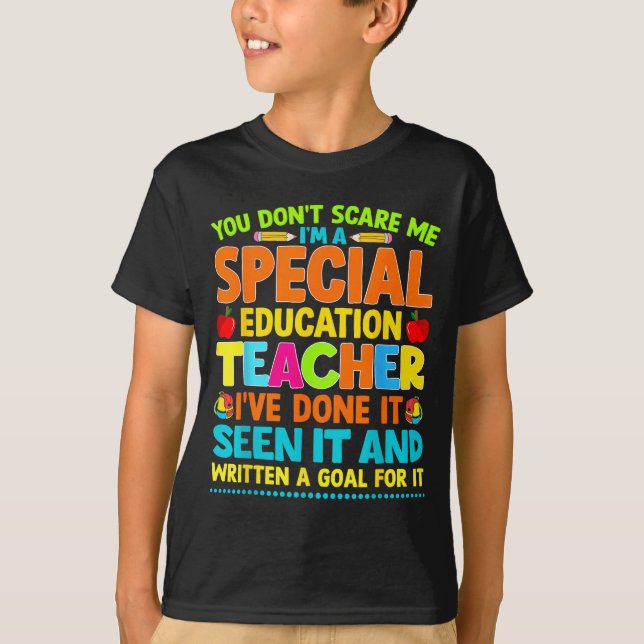 You Don't E Me I'm A Special Education Teacher Men T Shirt (Framsida)