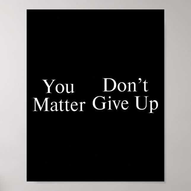 You Don't Give Up  Poster (Framsidan)