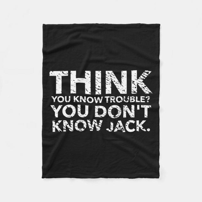 You Don't Know Jack  Fleecefilt (Framsidan)
