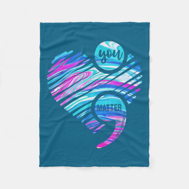 You Don't Let Your Story End Suicide Prevention He Fleecefilt (Framsidan)