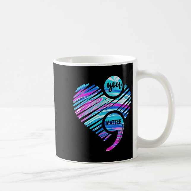 You Don't Let Your Story End Suicide Prevention He Kaffemugg (Höger)