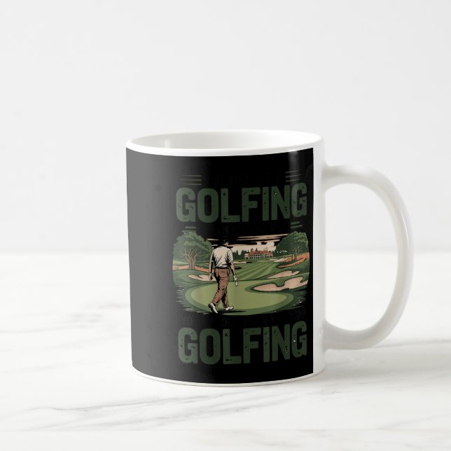 You Don't Stop Golfing When You Get Old Motivation Kaffemugg (Höger)