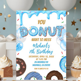 You Donut want to miss this birthday Invitation Inbjudningar