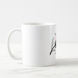 You Feel Like Home Romantic Birds Bilingual Quote Kaffemugg