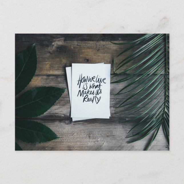 You fill my life with sweetness and love vykort (Framsida)