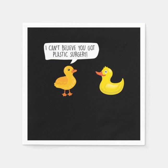 You Got Plastic Surgery Cosmetic Surgeon Gift Pappersservett (Framsidan)