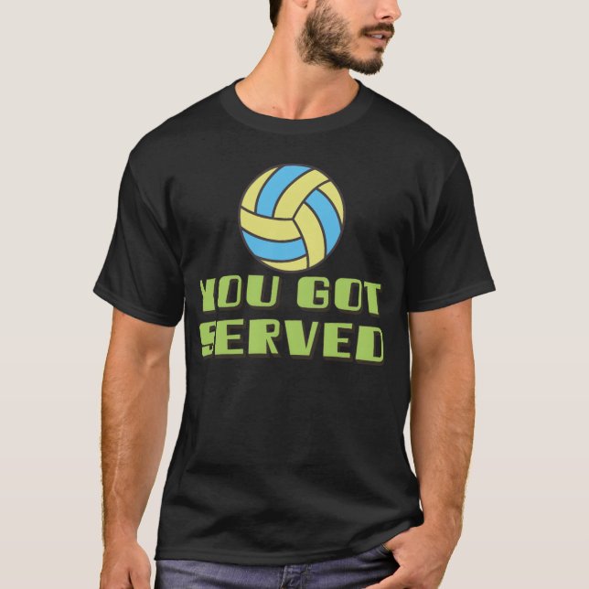 You Got Served Volleyball game retro retro T Shirt (Framsida)