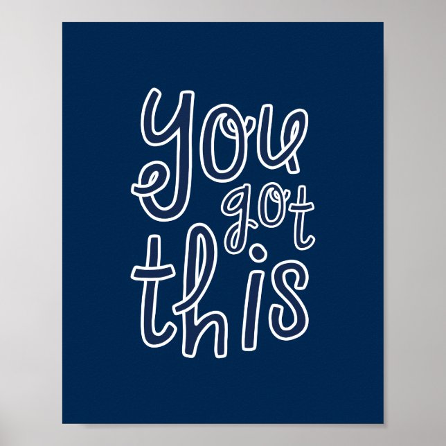 You Got This, Cute Motivational Poster (Framsidan)