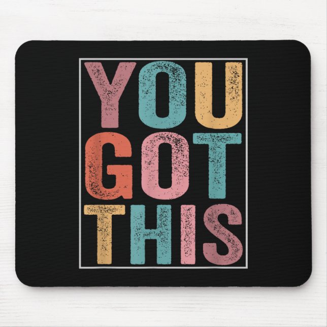 You Got This Motivational Testing Day Design For T Musmatta (Framsidan)