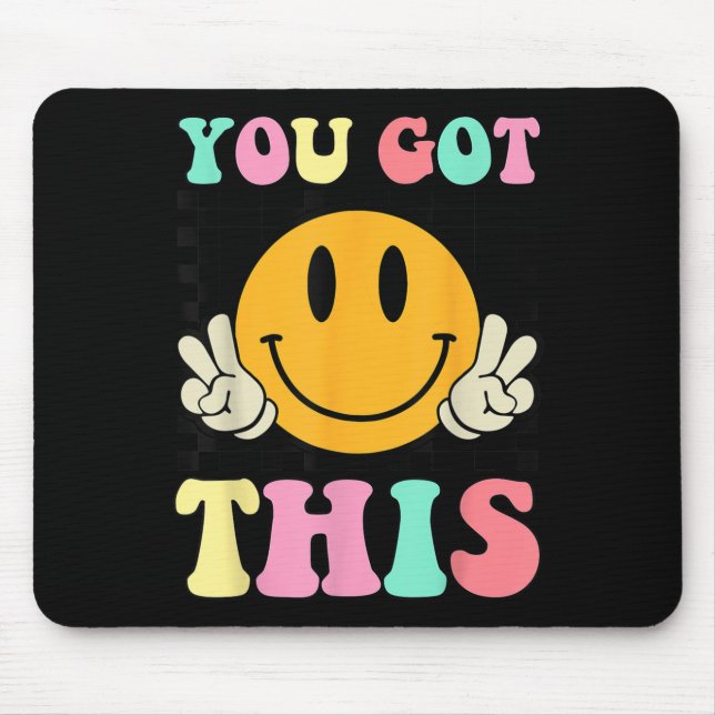 You Got This Retro Smile Motivational Testing Day  Musmatta (Framsidan)