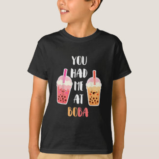 You Had Me At Boba Kawaii Bubble Tea T Shirt