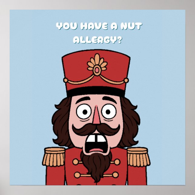 You Have a nut Allergy? Christmas Poster (Framsidan)
