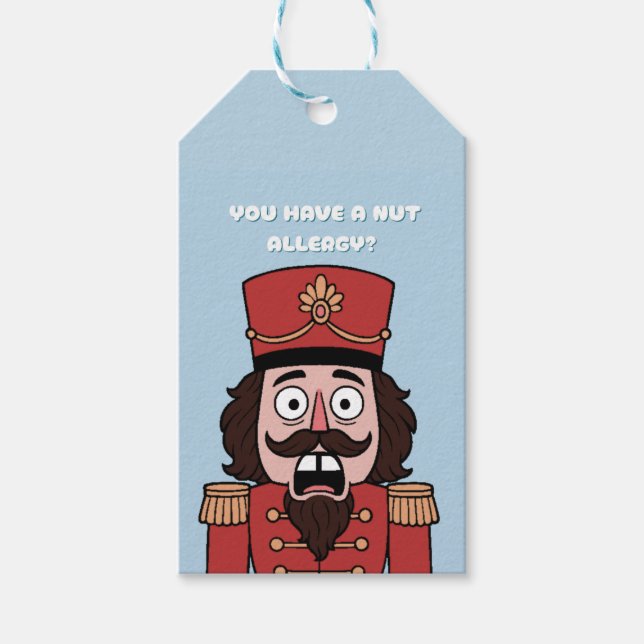 You Have a nut Allergy? Christmas Presentetikett (Framsidan)