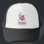 You imagine it and it can become real keps<br><div class="desc">Cute pink unicorn on a pink moon and white cloud. Slogan: You imagine it and it can become real. 
You may have to try hard,  but you can make it happen. 
Good luck,  little unicorn. I believe in you!</div>