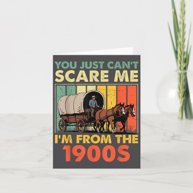 You Just Can't E Me I'm From The 1900s Funny Men W Kort (Framsida)