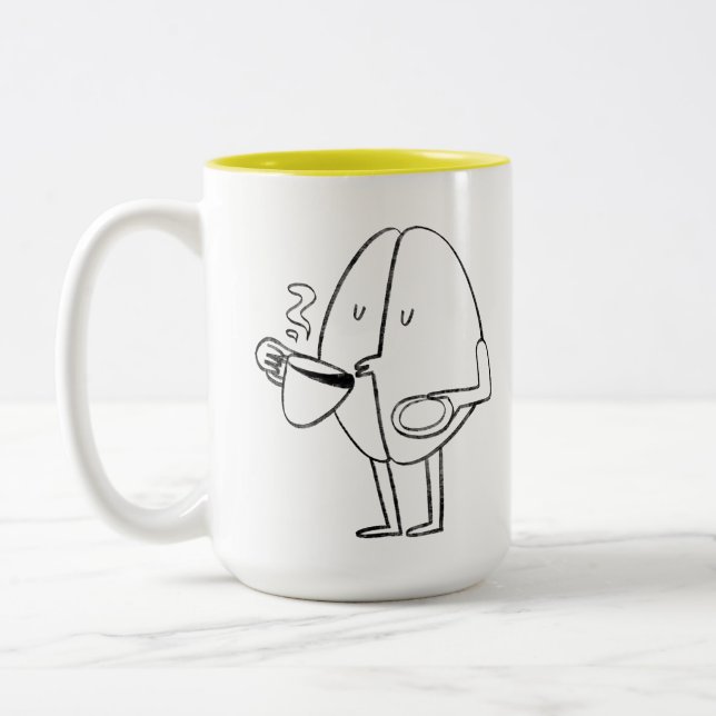 You keep me grounded Två-Tonad mugg (Vänster)