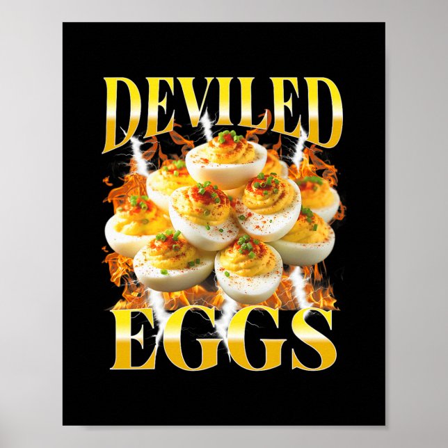 You Know Why I'm Here Deviled Egg Funny Thanksgivi Poster (Framsidan)