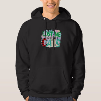 You Lost Me I Don't Like Cats Graphic Patchwork Hoodie