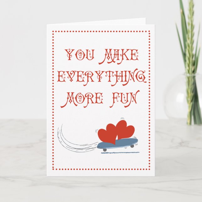 You Make Everything More Fun Kort (Framsida)