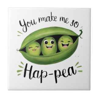 You Make Me So Hap-pea Kakelplatta
