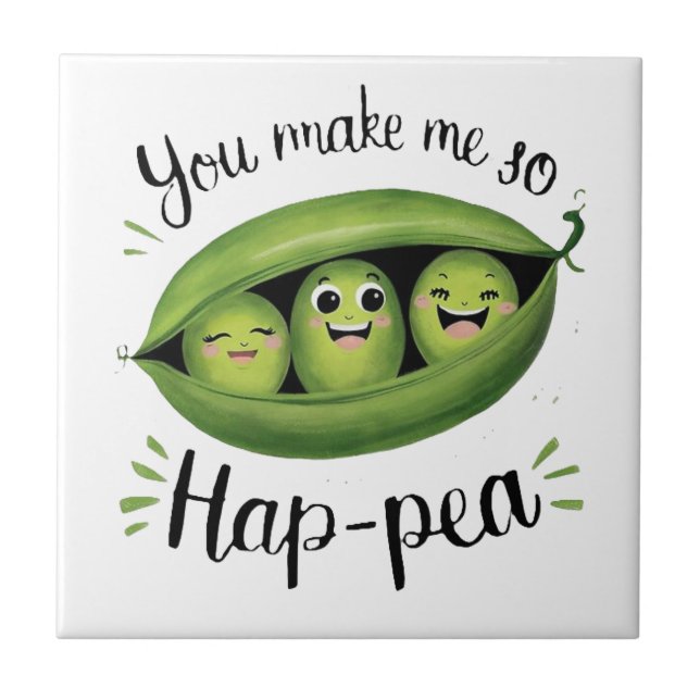 You Make Me So Hap-pea Kakelplatta (Framsidan)