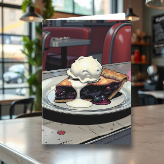 You Make Me so Happy | Blueberry Pie Pun Kort