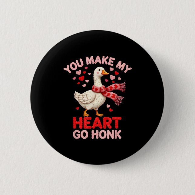 You Make My Heart Go Honk Goose Faux Yarn Loving G Knapp (Framsida)