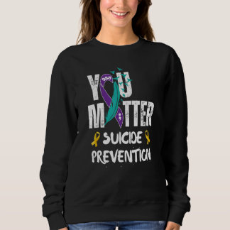 You Matter 988 Suicide Prevention Awareness Ribbon T Shirt