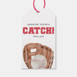 You’re a Catch Classroom Valentine Favor Tag Presentetikett