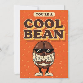You’re a Cool Bean funny coffee bean pun gift Tack Kort