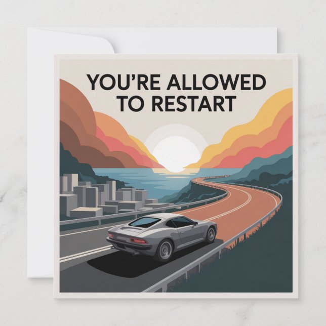 You’re Allowed To Restart Inbjudningar (Framsida)
