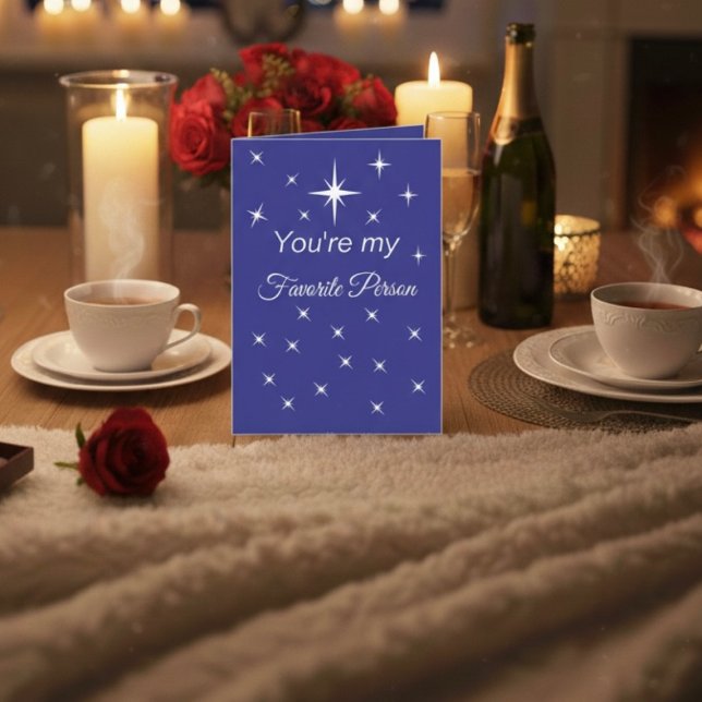 You’re My Favorite Person Folded Greeting Card Kort (Skapare uppladdad)