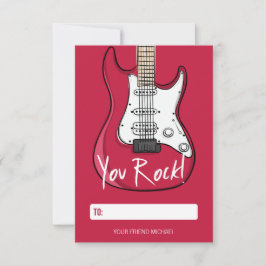 You Rock Kids Klassrumsvalentinekort Inbjudningar