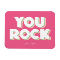 You Rock Thank You Pink 