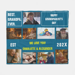 You said: Best Grandpa Ever Photo Collage  Fleecefilt