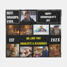 You said: Best Grandpa Ever Photo Collage  Fleecefilt