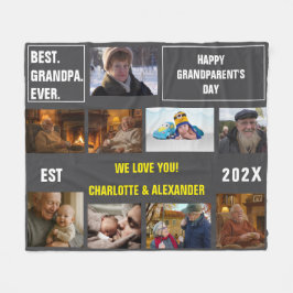 You said: Best Grandpa Ever Photo Collage  Fleecefilt