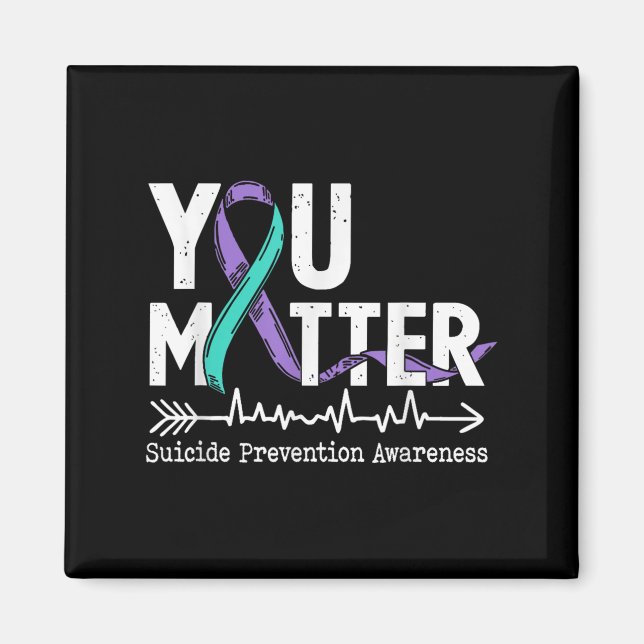 You Semicolon Suicide Prevention Awareness Week  Magnet (Framsidan)