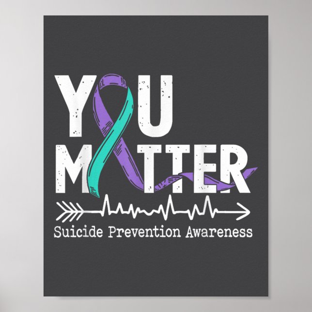 You Semicolon Suicide Prevention Awareness Week  Poster (Framsidan)