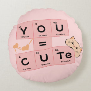 You = Söt Söt Katt Rund Kudde