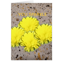 You Sparkle Confetti Encouragement Card Hälsningskort