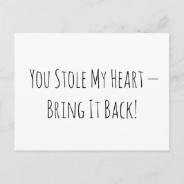 You Stole My Heart — Bring It Back! Cute Love  Vykort