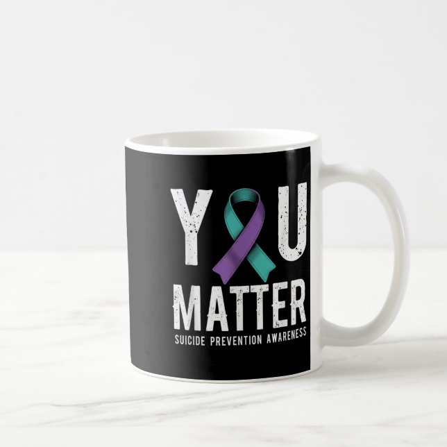 You Suicide Prevention Awareness  Kaffemugg (Höger)