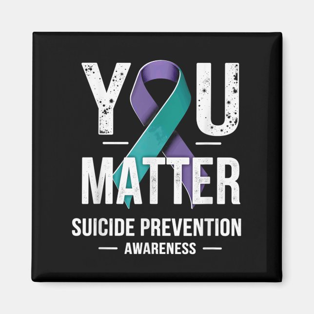 You Suicide Prevention Awareness  Magnet (Framsidan)