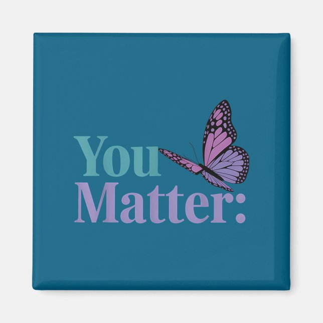 You Suicide Prevention Awareness Mental Health  Magnet (Framsidan)